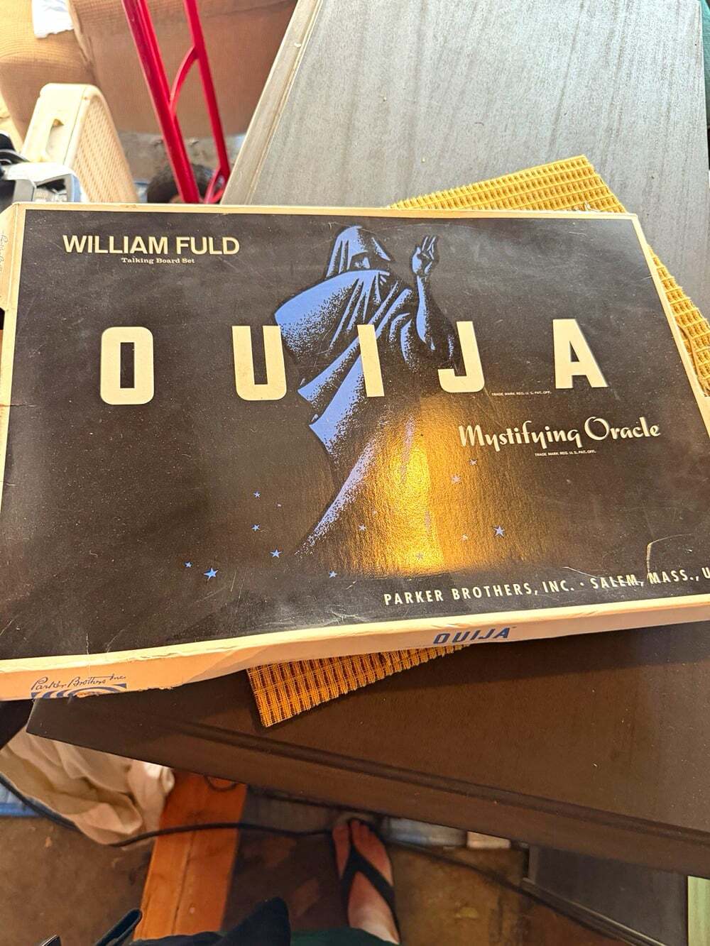 Vintage 1966 Ouija Board Game Mystifying Oracle 600 Parker Brothers Salem Mass